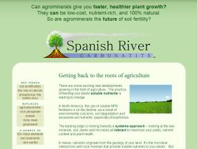 Website design for Spanish River Carbonatite